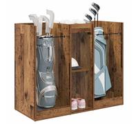 vidaXL Golf Cabinet Plain Reclaimed Wood 65 x 45 x 98 cm, Garage, Rectangular, Modern, Robust Design for Vehicle Storage, Slim Lines, Optimal Use of Space, Built to Last, Safe