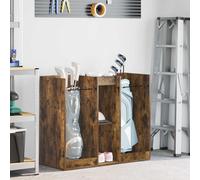 vidaXL Golf Cabinet Plain Smoked Oak 102 x 45 x 85.5 cm