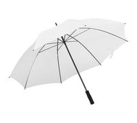 vidaXL Golf Umbrella/Walking Aid- White, Large 130cm Diameter, Waterproof 190T PG Fabric, Sturdy Metal Pole