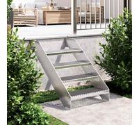 vidaXL Grate Step 60x24x7 cm Galvanised Steel