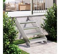 Vidaxl Grate Step 60X24X7 Cm Galvanised Steel Grate Steps