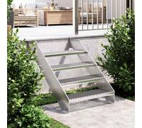 vidaXL Grate Step 70x24x7 cm Galvanised Steel