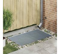 vidaXL Grating Silver 30 x 30 x 2 cm Hot-Dip Galvanised Steel