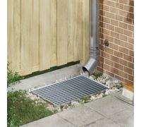 vidaXL Grating Silver 60 x 40 x 2 cm Hot-Dip Galvanised Steel