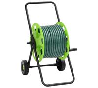 Hose Reel Cart Green 30m PVC Hose Galvanised Steel Freestanding 40x30x41cm parts