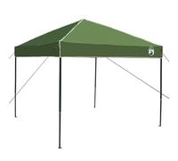 vidaXL Green Oxford Outdoor Tent 250 x 250 x 227 cm, Easy to Assemble, Modern Design, Weatherproof, Perfect for Garden and Patio, Two-Person Tent