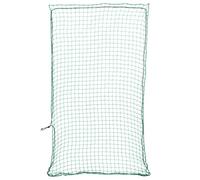 vidaXL Green Trailer Net with Elastic Rope - 5x3 m Cargo Mesh - Weather/UV Resistant Polypropylene - Secures Trailers/Trucks/SUVs