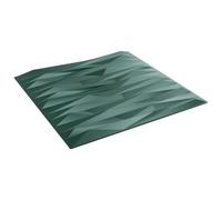 vidaXL - Green Wall Panels 50x50 cm, 48 pcs - DIY Customizable XPS Stone Pattern Tile for Interior Decoration - Bedroom, Living Room, Café, Office