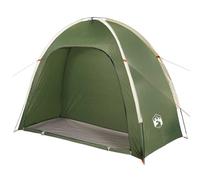 vidaXL Green Waterproof Storage Tent - All-Weather Polyester Camping Organizer with Easy Setup, Ample Space, Portable Design