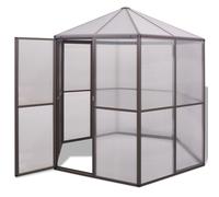 vidaXL Greenhouse Aluminium 240x211x232 cm