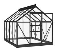 vidaXL Greenhouse Glass Replacements 16 pcs, Greenhouse Glass Panel for Outdoor