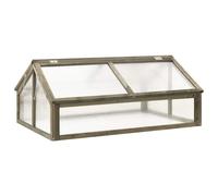 Vidaxl Greenhouse Grey 114X80X50 Cm Firwood