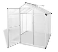 vidaXL Greenhouse Reinforced Aluminium 3.46m² Outdoor House Garden Building