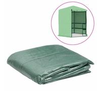 vidaXL Greenhouse Replacement Cover (6.5025 m²) 255x255x194 cm Green