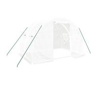 vidaXL Greenhouse with Steel Frame White 6 m 3x2x2 m, White