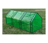 Garden Greenhouse PVC Cover Walk in Green Shade Plant Hot House Storage 0.9x2.4m