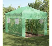 vidaXL Greenhouse with Pop-up Frame Green 290 x 430 x 315 cm Iron