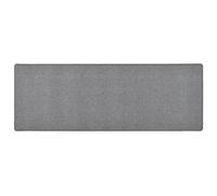 vidaXL Grey Bamboo Area Rug - Modern Bamboo Mat, Anti-Slip Backing, Easy to Clean, Neutral Tone, Versatile Use - 60x300 cm