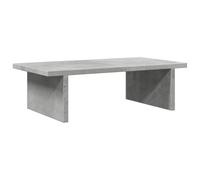 vidaXL Grey Cement Monitor Stand, 50 x 27 x 15 cm, Particle Board Riser, Monitor Stand, Monitor Stand, Monitor Riser