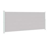 Vidaxl Patio Retractable Side Awning 200X500 Cm Grey