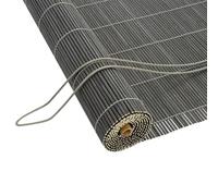 vidaXL Grey Roller Blind 150 x 220 cm Bamboo Modern Elegant and Adjustable Light Control Privacy Eco-Friendly Design