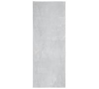 vidaXL Grey Soft Short Pile Rug - Non-Slip Backing, Machine Washable, Suitable for Underfloor Heating, Ideal for Living Room, Bedroom and Office, 80 x 200 cm