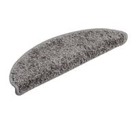vidaXL - Grey Stair Mats: 10 Pcs Tufted 100% Polypropylene Non-Slip Carpet Rug Protectors for Indoor Steps with Adhesive Tapes