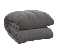 (grey, 200 x 225 cm/13 kg) vidaXL Weighted Blanket Bedding Anxiety Blanket Bedroom Quilt Blanket Fabric