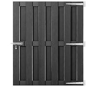 Vidaxl Garden Gate Wpc 100X112 Cm Grey Garden Gates