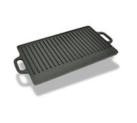 vidaXL Grill Platter Cast Iron Reversible 50x23 cm
