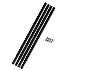 vidaXL Ground Drill Extension Tube 4 x 1 m Tube Connection Steel