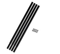 vidaXL Ground Drill Extension Tube 4x1m Tube Connection Steel Screw Accessory vi