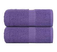 vidaXL Guest Towels 2 pcs Purple 30x50 cm 360 gsm 100% Cotton