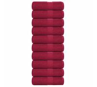 vidaXL Guest Towels 10 pcs Bordeaux 30x50 cm 360 gsm 100% Cotton towel