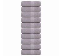vidaXL Guest Towels 10 pcs Grey 30x50 cm 360 gsm 100% Cotton towel face towel