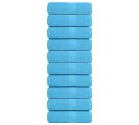 vidaXL Guest Towels 10 Pieces Turquoise 30 x 50 cm 360 g/m 100% Cotton