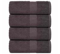 vidaXL Guest Towels "FROGN" 4 pcs Anthracite 30x50 cm 360 gsm