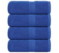 vidaXL Guest Towels "FROGN" 4 pcs Blue 30x50 cm 360 gsm