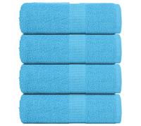 vidaXL Guest Towels "FROGN" 4 pcs Turquoise 30x50 cm 360 gsm