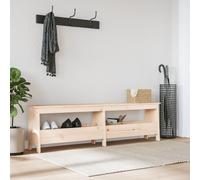 vidaXL Hall Bench 160x28x45 cm Solid Wood Pine