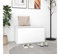 vidaXL Hall Bench 80x40x45 cm White Engineered Wood