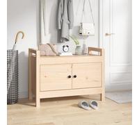 Vidaxl Hall Bench 80X40X60 Cm Solid Wood Pine, Brown