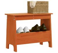 (60 x 28 x 45 cm) vidaXL Hall Bench Shoe Bench Entryway Wooden Storage Bench Solid Wood Pine