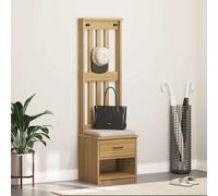 vidaXL Hall Tree SANDNES 45x40x159.5 cm Solid Wood Pine