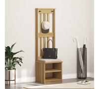 vidaXL Hall Tree SANDNES 45x40x159.5 cm Solid Wood Pine