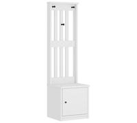 vidaXL Hall Tree SANDNES White 45x40x159.5 cm Solid Wood Pine