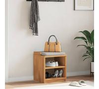 vidaXL Hallway Bench "SANDNES" 45x40x50 cm Solid Wood Pine