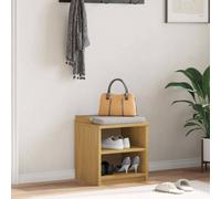 vidaXL Hallway Bench "SANDNES" 45x40x50 cm Solid Wood PineNew