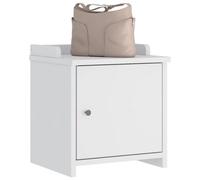 Vidaxl Hallway Bench Sandnes White 45X40X50 Cm Solid Wood Pine