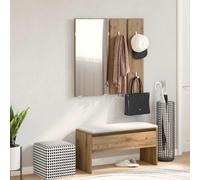 vidaXL Hallway Furniture Set Artisan Oak Engineered Wood